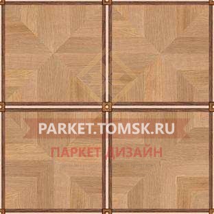 Художественный паркет Модули (мозайка) Дуб Радиал, Орех, Клён
